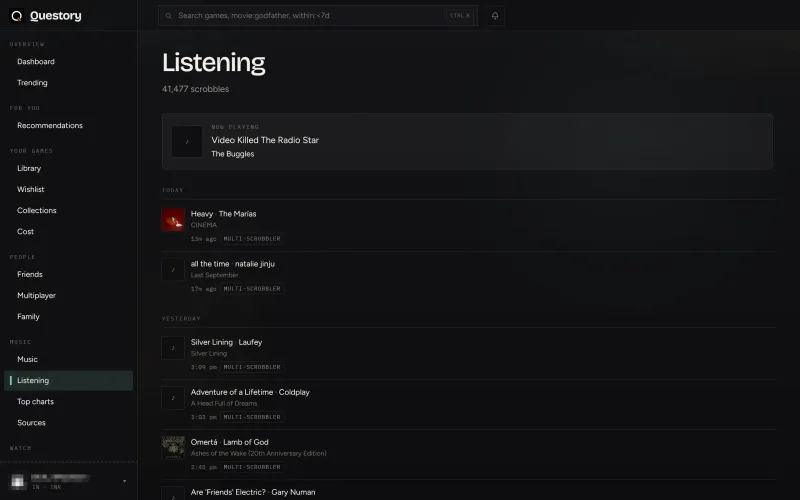 Listening pulse screenshot